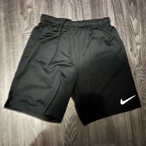 Black Nike athletic shorts